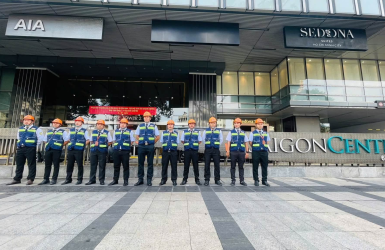 DIỄN TẬP PCCC & CNCH TẠI SAIGON CENTRE